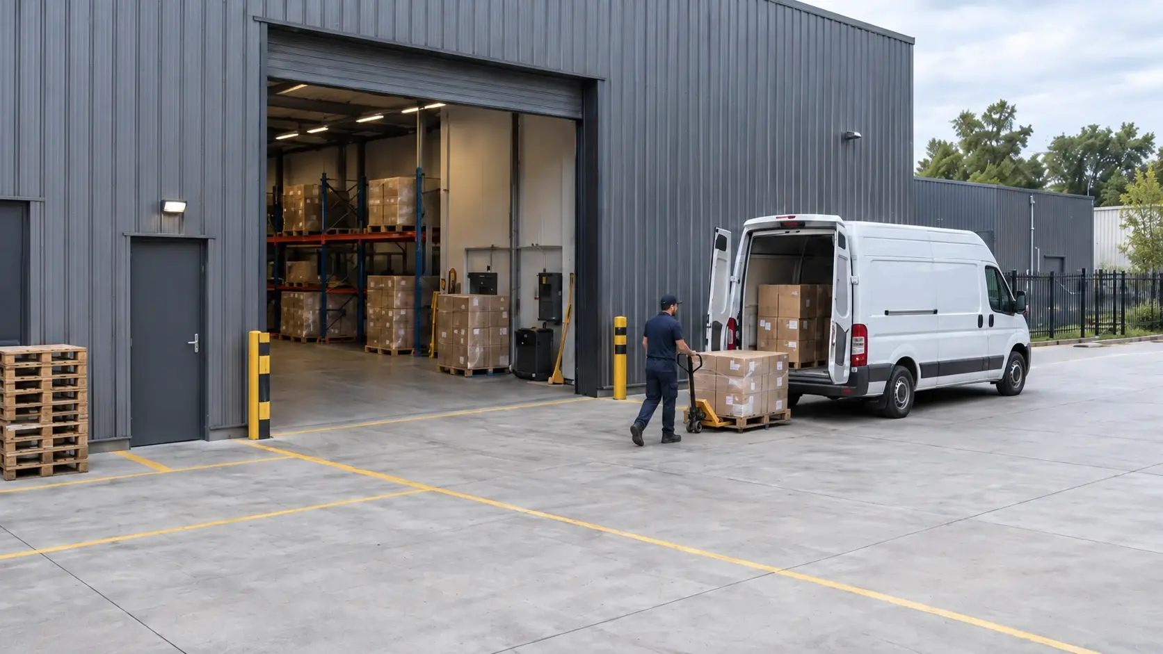 Example: activity at the loading bay